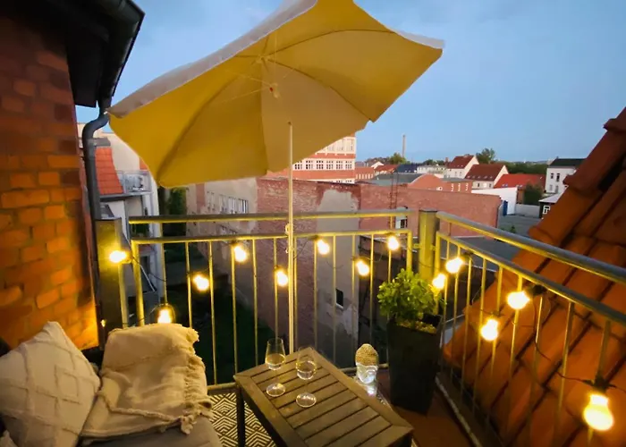 公寓 Cinema - Kitchen & Balcony 马格德堡